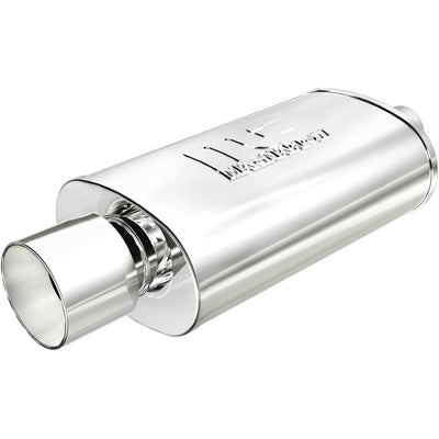 Street 5 X 8 in. Oval Straight-Through Performance Exhaust Muffler