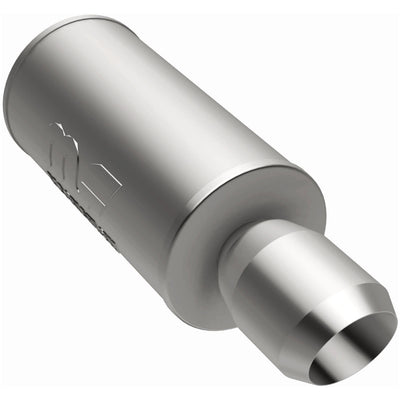 Street 7 in. Round Straight-Through Performance Exhaust Muffler