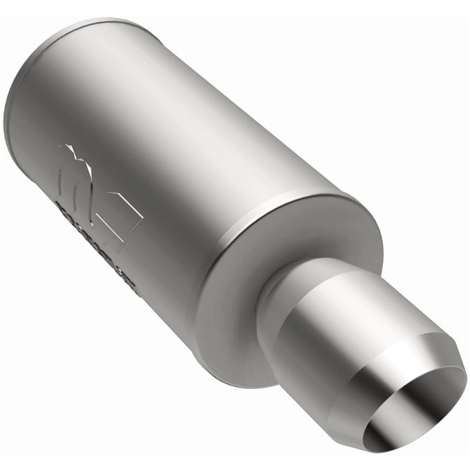 Street 7 in. Round Straight-Through Performance Exhaust Muffler