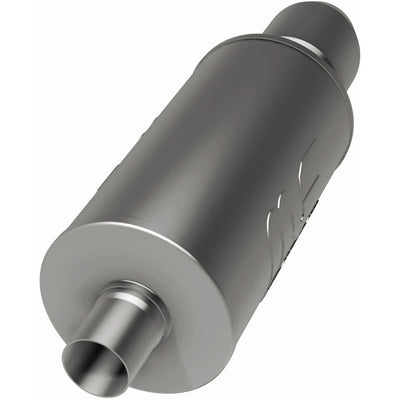 Street 7 in. Round Straight-Through Performance Exhaust Muffler