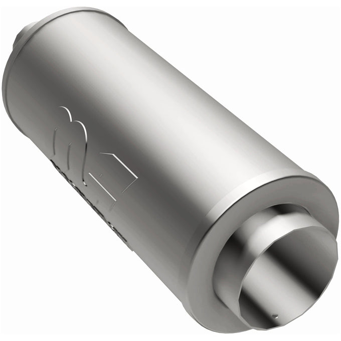 Street 6 in. Round Straight-Through Performance Exhaust Muffler