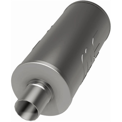 Street 6 in. Round Straight-Through Performance Exhaust Muffler