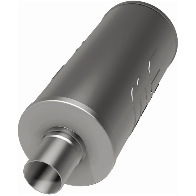 Street 6 in. Round Straight-Through Performance Exhaust Muffler