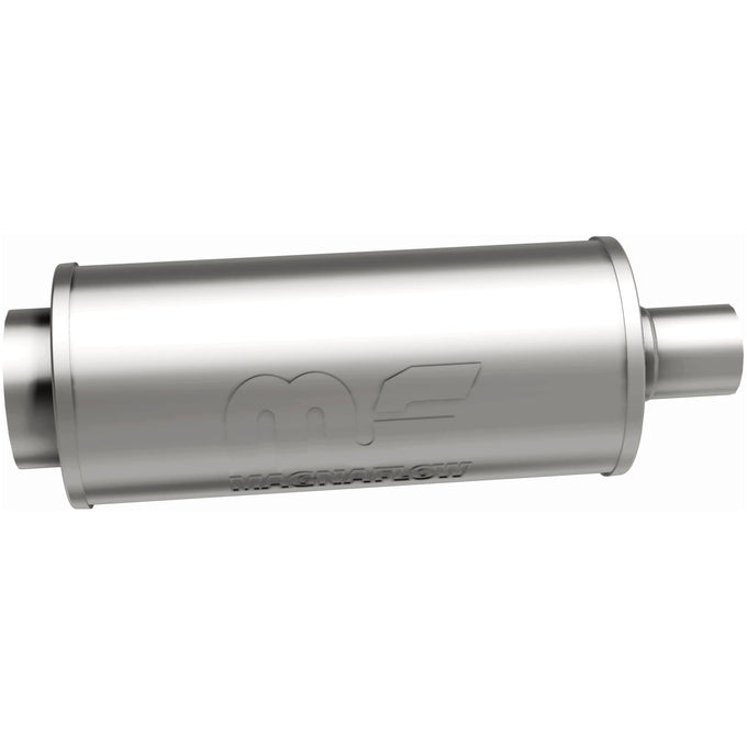 Street 6 in. Round Straight-Through Performance Exhaust Muffler