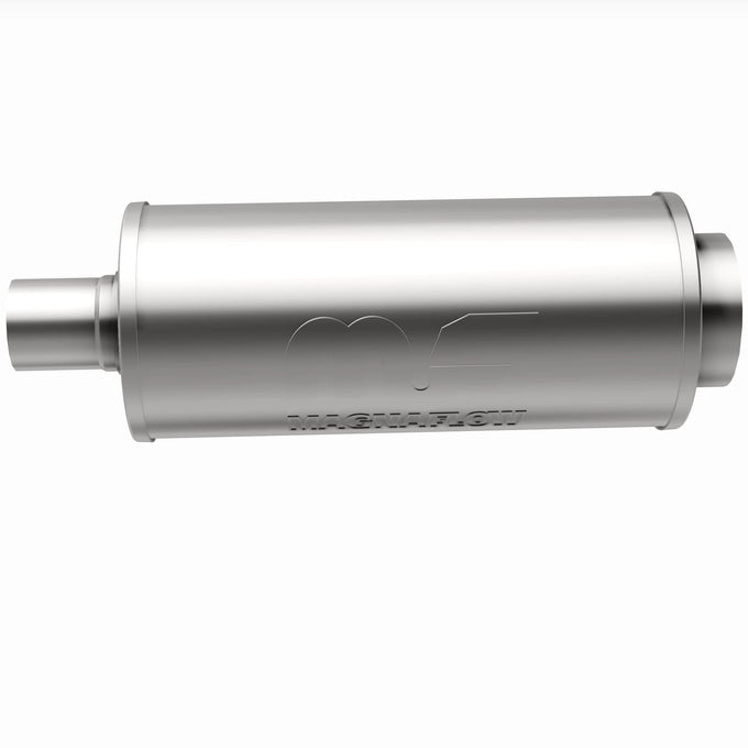 Street 6 in. Round Straight-Through Performance Exhaust Muffler
