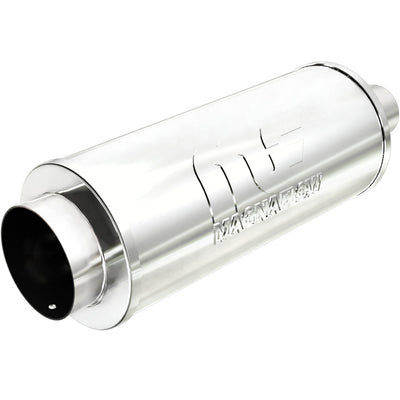 Street 6 in. Round Straight-Through Performance Exhaust Muffler