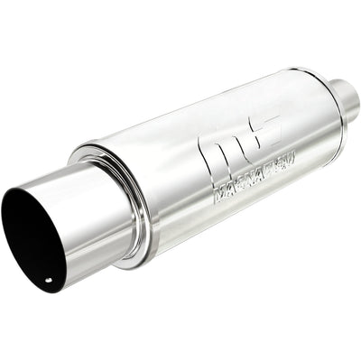 Street 5 in. Round Straight-Through Performance Exhaust Muffler