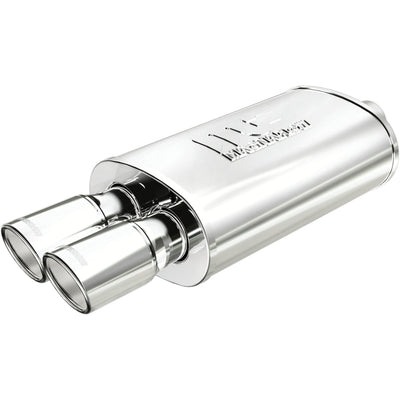 Street 5 X 8 in. Oval Straight-Through Performance Exhaust Muffler