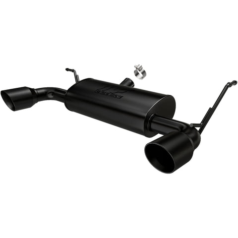 Street Series Axle-Back Performance Exhaust System <br>2018 Jeep Wrangler JK 3.6L, 07-17 Jeep Wrangler 3.6L, 3.8L