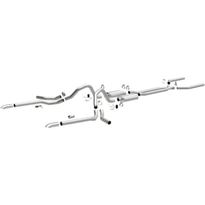 Street Series Crossmember-Back Performance Exhaust System <br>65-69 Chevy Impala 3.8L, 4.1L, 4.6L, 5.0L, 5.3L, 5.4L, 5.7L, 6.5L, 6.7L, 7.0L
