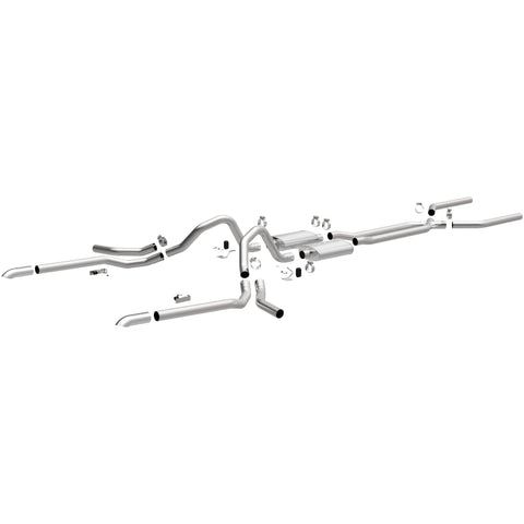 Street Series Crossmember-Back Performance Exhaust System <br>65-69 Chevy Impala 3.8L, 4.1L, 4.6L, 5.0L, 5.3L, 5.4L, 5.7L, 6.5L, 6.7L, 7.0L