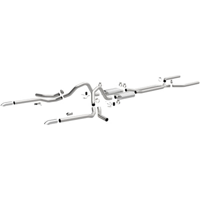 Street Series Crossmember-Back Performance Exhaust System <br>65-69 Chevy Impala 3.8L, 4.1L, 4.6L, 5.0L, 5.3L, 5.4L, 5.7L, 6.5L, 6.7L, 7.0L