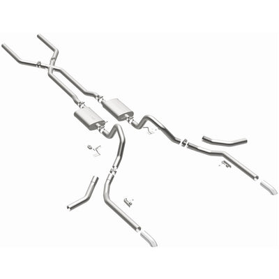 Street Series Crossmember-Back Performance Exhaust System <br>65-69 Chevy Impala 3.8L, 4.1L, 4.6L, 5.0L, 5.3L, 5.4L, 5.7L, 6.5L, 6.7L, 7.0L