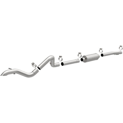 Rock Crawler Series Cat-Back Performance Exhaust System <br>07-11 Jeep Wrangler 3.8L