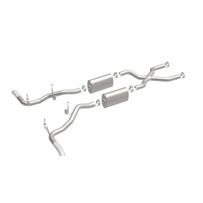 Street Series Crossmember-Back Performance Exhaust System <br>66-77 Ford Bronco 2.8L, 3.3L, 3.9L, 4.7L, 5.0L