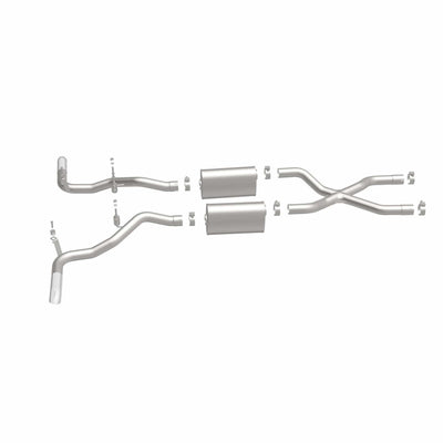 Street Series Crossmember-Back Performance Exhaust System <br>66-77 Ford Bronco 2.8L, 3.3L, 3.9L, 4.7L, 5.0L