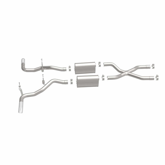 Street Series Crossmember-Back Performance Exhaust System <br>66-77 Ford Bronco 2.8L, 3.3L, 3.9L, 4.7L, 5.0L