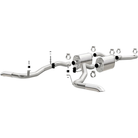 Street Series Crossmember-Back Performance Exhaust System <br>66-77 Ford Bronco 2.8L, 3.3L, 3.9L, 4.7L, 5.0L