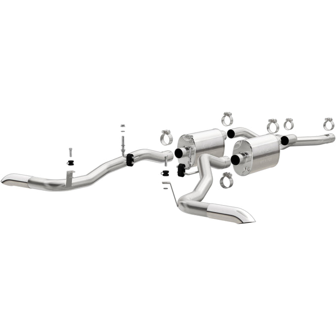 Street Series Crossmember-Back Performance Exhaust System <br>66-77 Ford Bronco 2.8L, 3.3L, 3.9L, 4.7L, 5.0L