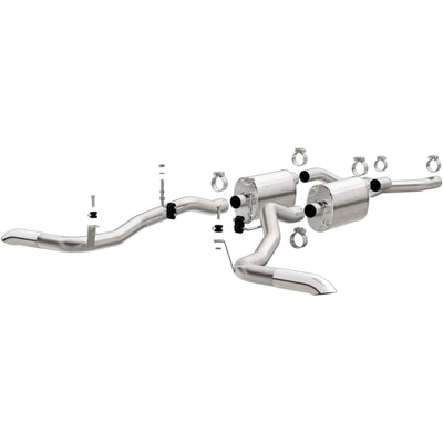 Street Series Crossmember-Back Performance Exhaust System <br>66-77 Ford Bronco 2.8L, 3.3L, 3.9L, 4.7L, 5.0L