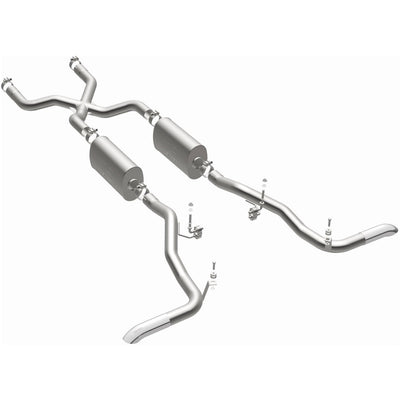 Street Series Crossmember-Back Performance Exhaust System <br>66-77 Ford Bronco 2.8L, 3.3L, 3.9L, 4.7L, 5.0L