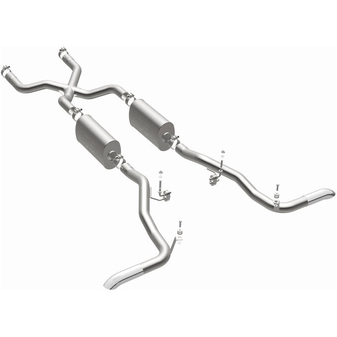 Street Series Crossmember-Back Performance Exhaust System <br>66-77 Ford Bronco 2.8L, 3.3L, 3.9L, 4.7L, 5.0L