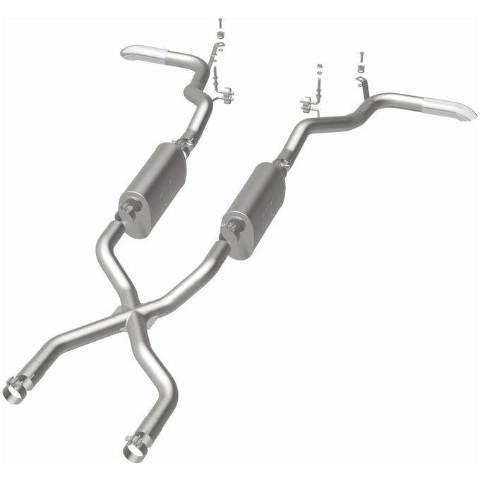 Street Series Crossmember-Back Performance Exhaust System <br>66-77 Ford Bronco 2.8L, 3.3L, 3.9L, 4.7L, 5.0L