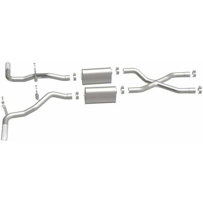 Street Series Crossmember-Back Performance Exhaust System <br>66-77 Ford Bronco 2.8L, 3.3L, 3.9L, 4.7L, 5.0L