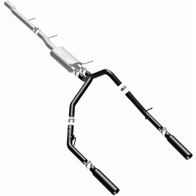Street Series Cat-Back Performance Exhaust System <br>10-13 Chevy Silverado 1500, 10-13 GMC Sierra 1500 4.3L, 4.8L, 5.3L