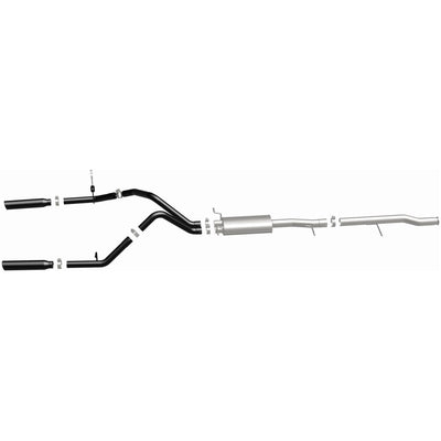Street Series Cat-Back Performance Exhaust System <br>10-13 Chevy Silverado 1500, 10-13 GMC Sierra 1500 4.3L, 4.8L, 5.3L