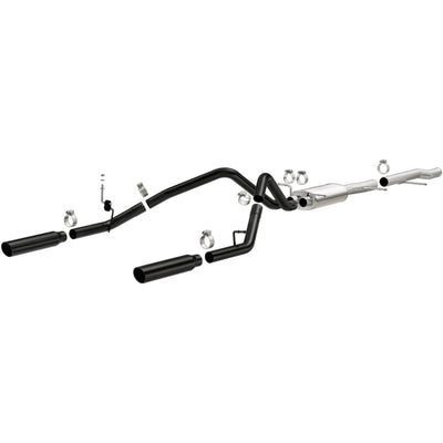 Street Series Cat-Back Performance Exhaust System <br>10-13 Chevy Silverado 1500, 10-13 GMC Sierra 1500 4.3L, 4.8L, 5.3L