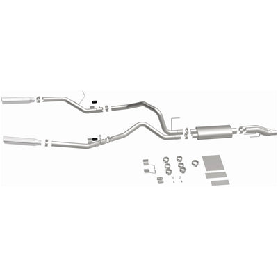 Street Series Cat-Back Performance Exhaust System <br>11-14 Ford F-150 3.7L, 5.0L, 6.2L