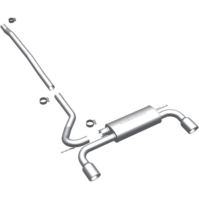 Touring Series Cat-Back Performance Exhaust System <br>11-16 Mini Cooper Countryman, 13-16 Mini Cooper Paceman