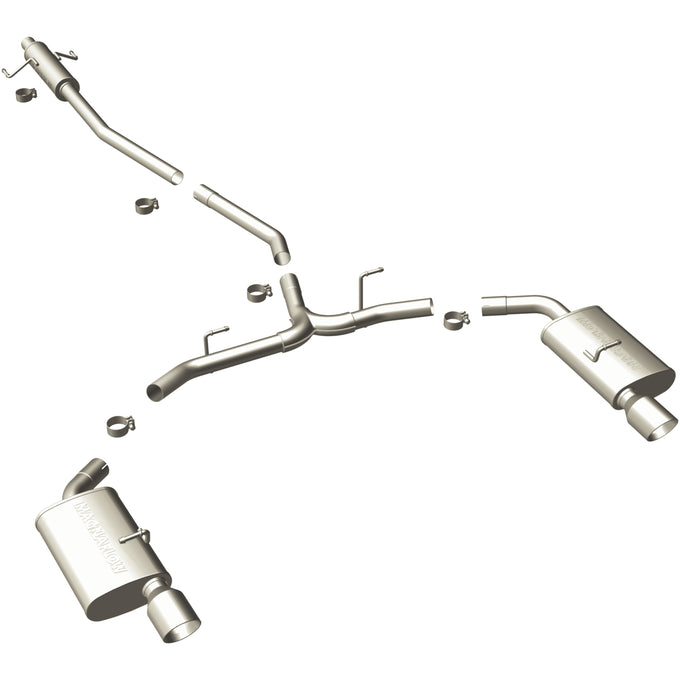 Street Series Cat-Back Performance Exhaust System <br>07-12 Ford Fusion 3.0L, 3.5L