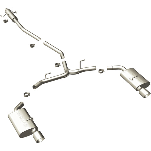 Street Series Cat-Back Performance Exhaust System <br>07-12 Ford Fusion 3.0L, 3.5L