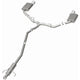 Street Series Cat-Back Performance Exhaust System <br>07-12 Ford Fusion 3.0L, 3.5L
