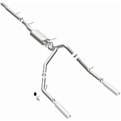 Street Series Cat-Back Performance Exhaust<br>10-13 Chevy Silverado / GMC Sierra 1500 4.3L, 4.8L, 5.3L