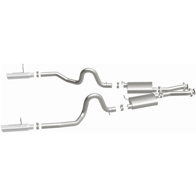Street Series Cat-Back Performance Exhaust System <br>94-98 Ford Mustang 4.6L, 5.0L