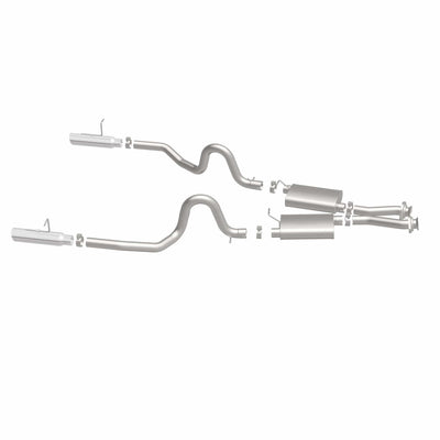 Street Series Cat-Back Performance Exhaust System <br>94-98 Ford Mustang 4.6L, 5.0L