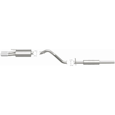 Touring Series Cat-Back Performance Exhaust System <br>93-99 VW Golf 2.0L, 2.8L A3