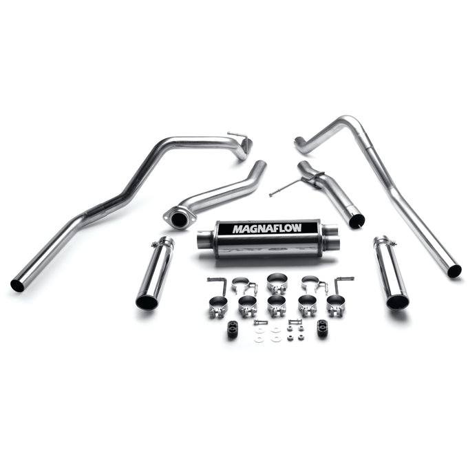 Street Series Cat-Back Performance Exhaust System <br>99-02 Chevy Silverado 1500, GMC Sierra 1500