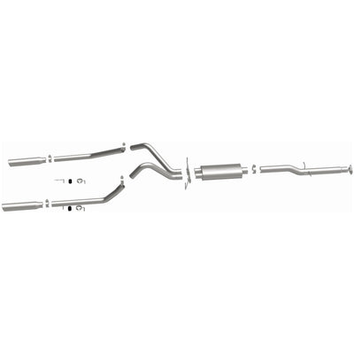 Street Series Cat-Back Performance Exhaust System <br>98-01 Dodge Ram 1500 3.9L, 5.2L, 5.9L 78.0