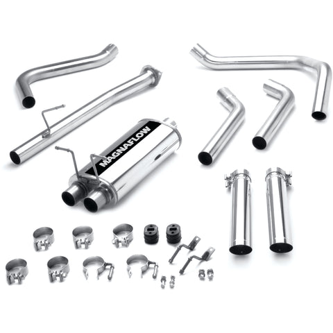 Street Series Cat-Back Performance Exhaust System <br>00-03 Chevy S10, GMC Sonoma 4.3L