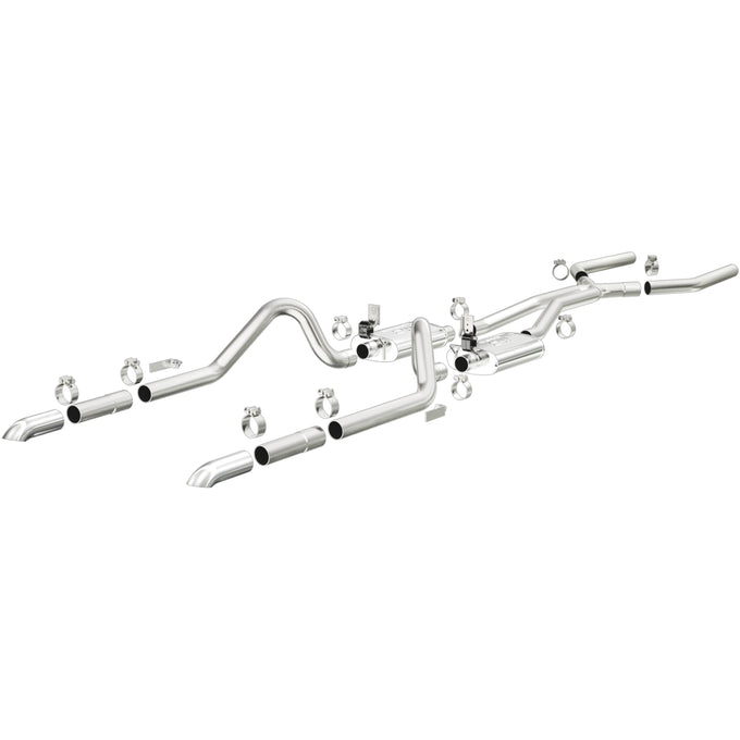 Street Series Crossmember-Back Performance Exhaust System <br>64-66 Ford Mustang 2.8L, 3.3L, 4.3L, 4.7L