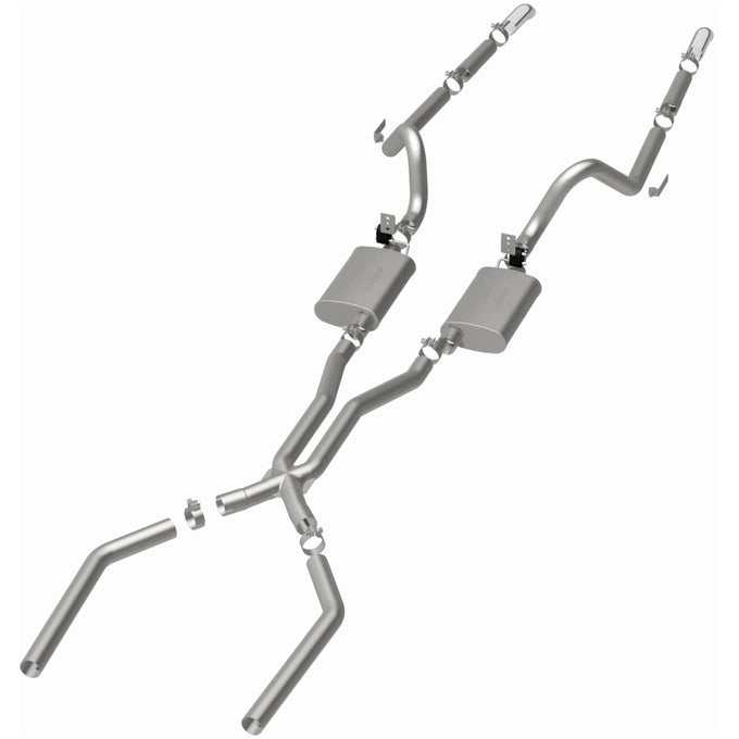 Street Series Crossmember-Back Performance Exhaust System <br>64-66 Ford Mustang 2.8L, 3.3L, 4.3L, 4.7L