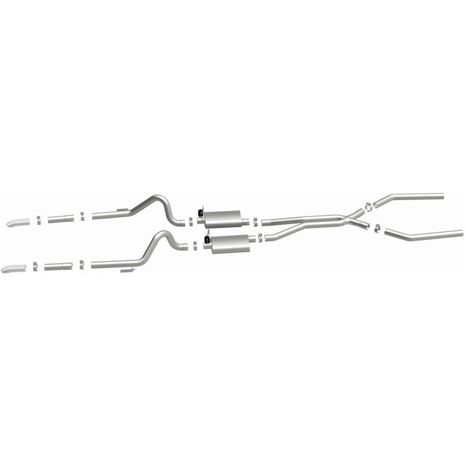 Street Series Crossmember-Back Performance Exhaust System <br>64-66 Ford Mustang 2.8L, 3.3L, 4.3L, 4.7L