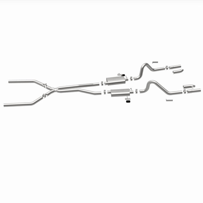 Street Series Crossmember-Back Performance Exhaust System <br>67-70 Ford Mustang 3.3L, 4.1L, 4.7L, 5.0L, 5.8L, 6.4L, 7.0L