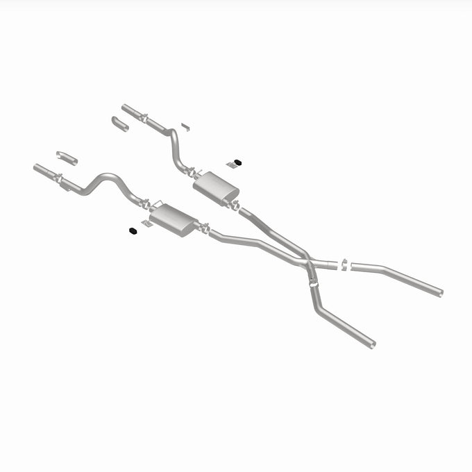 Street Series Crossmember-Back Performance Exhaust System <br>67-70 Ford Mustang 3.3L, 4.1L, 4.7L, 5.0L, 5.8L, 6.4L, 7.0L