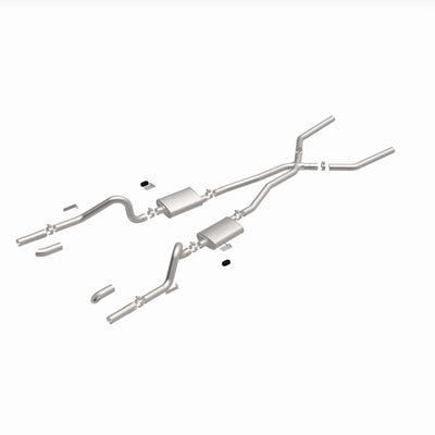 Street Series Crossmember-Back Performance Exhaust System <br>67-70 Ford Mustang 3.3L, 4.1L, 4.7L, 5.0L, 5.8L, 6.4L, 7.0L