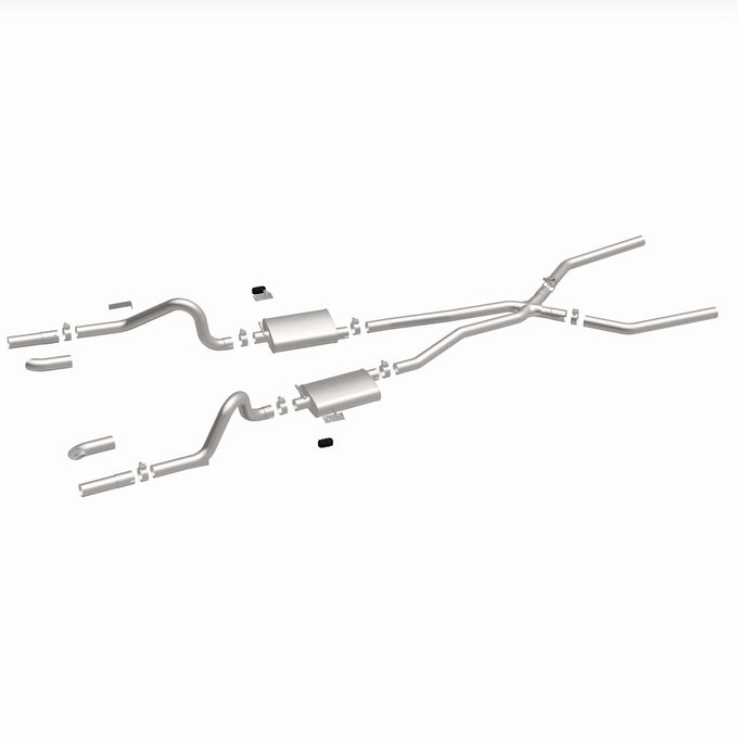 Street Series Crossmember-Back Performance Exhaust System <br>67-70 Ford Mustang 3.3L, 4.1L, 4.7L, 5.0L, 5.8L, 6.4L, 7.0L